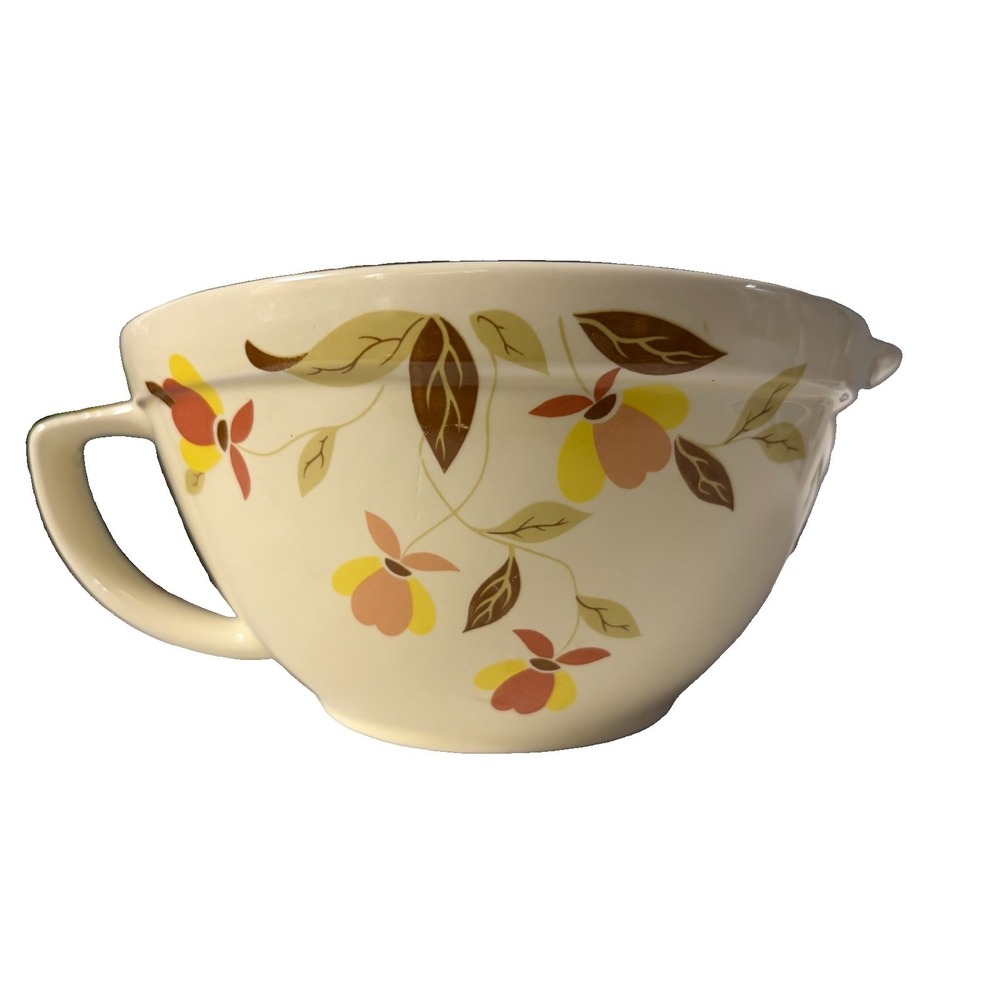 Vintage Hall China Autumn Leaf Batter Bowl China Specialties Limited Edition 9"